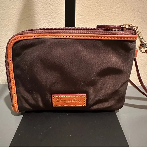 Dooney & Bourke Brown Nylon Wristlet - Picture 3 of 8
